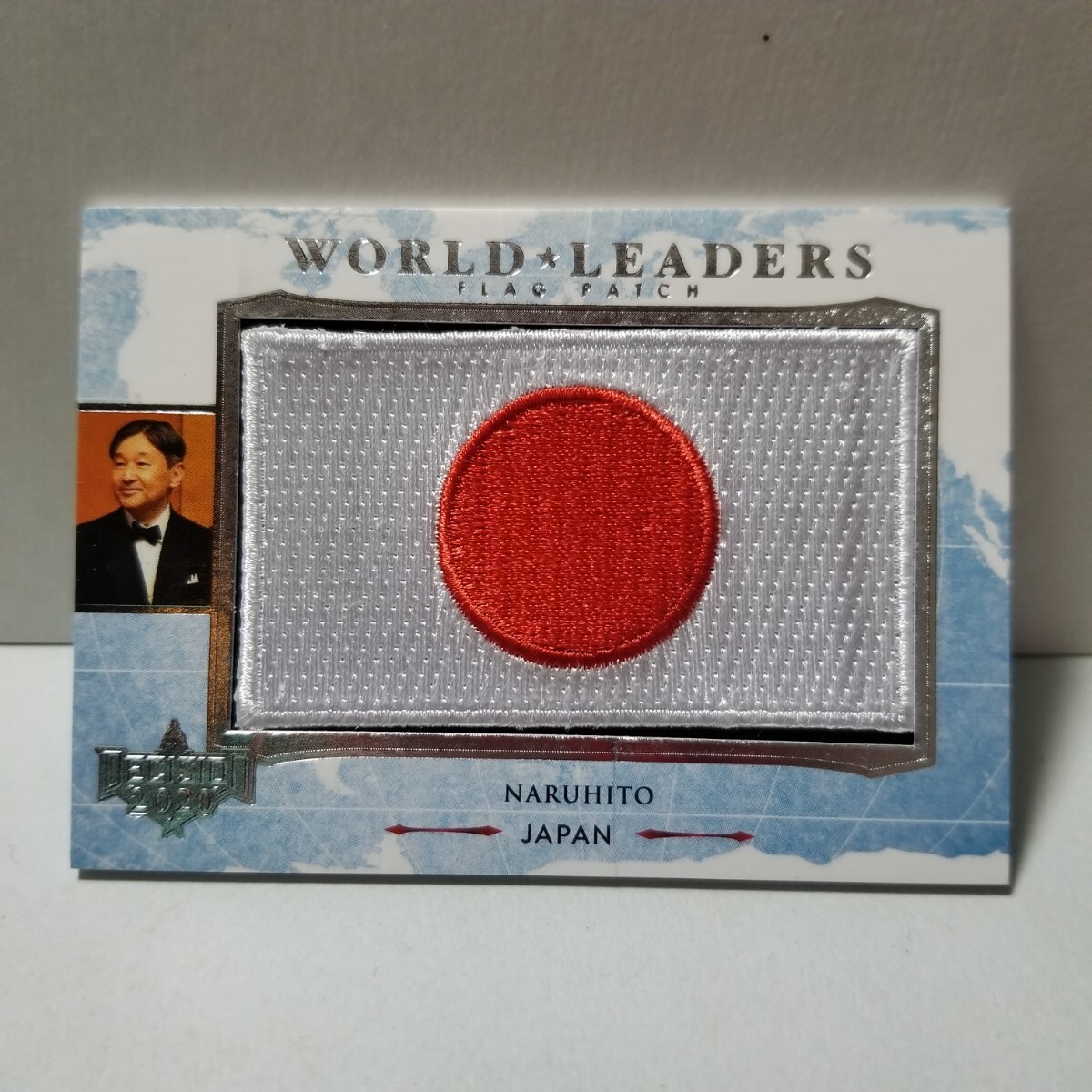 DECISION 2020 WORLD LEADERS Naruhito 徳仁 天皇陛下 FLAG PATCH 日本