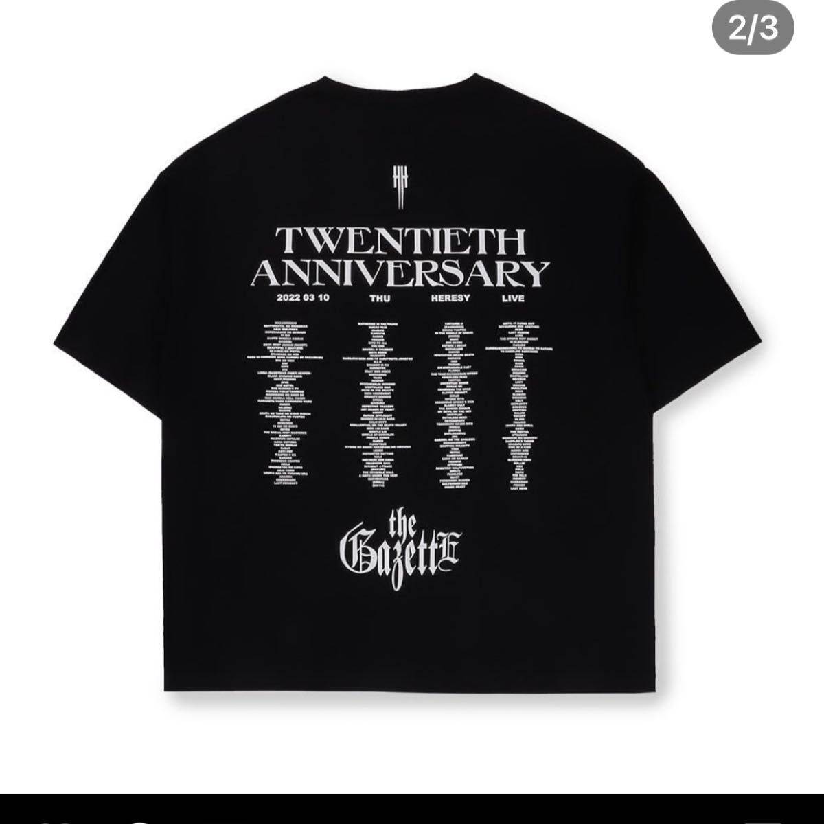 the GazettE 異演Tシャツ 7/16限定Tシャツ セット the GazettE 異演