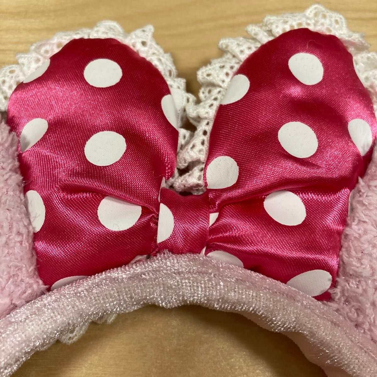 ディズニー ミニーマウス カチューシャ イヤリング ピンク