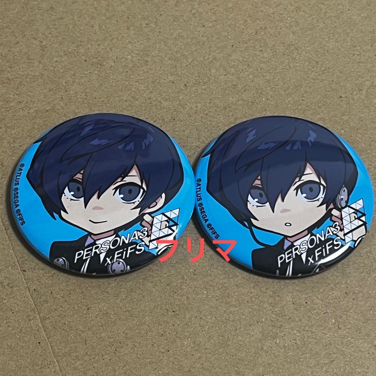 FiFS ペルソナ3 主人公 結城理 アクリルパネル アクリルブロック 缶