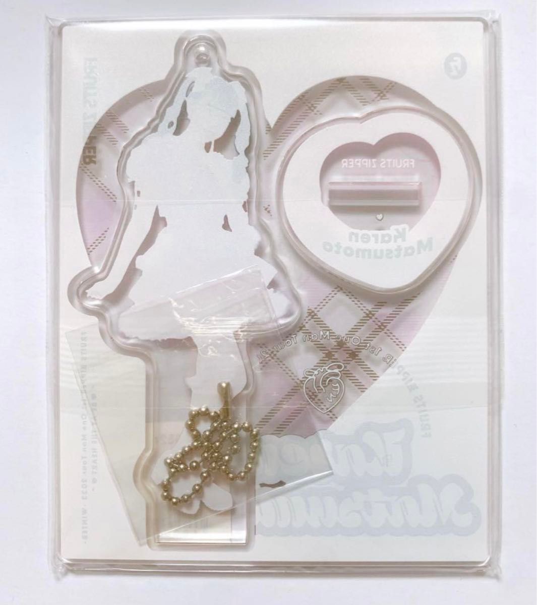 フルーツジッパー 松本かれん アクリルスタンドキーホルダー アクスタ