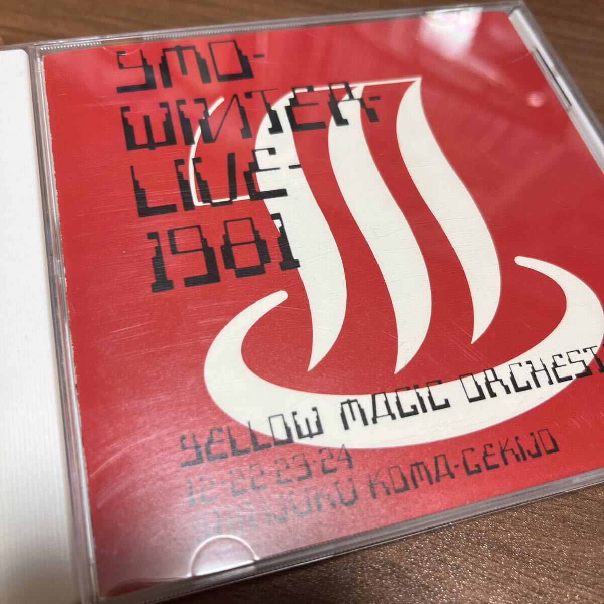 1981.YMOウィンターライヴ フライヤー 細野晴臣 高橋幸宏 坂本龍一