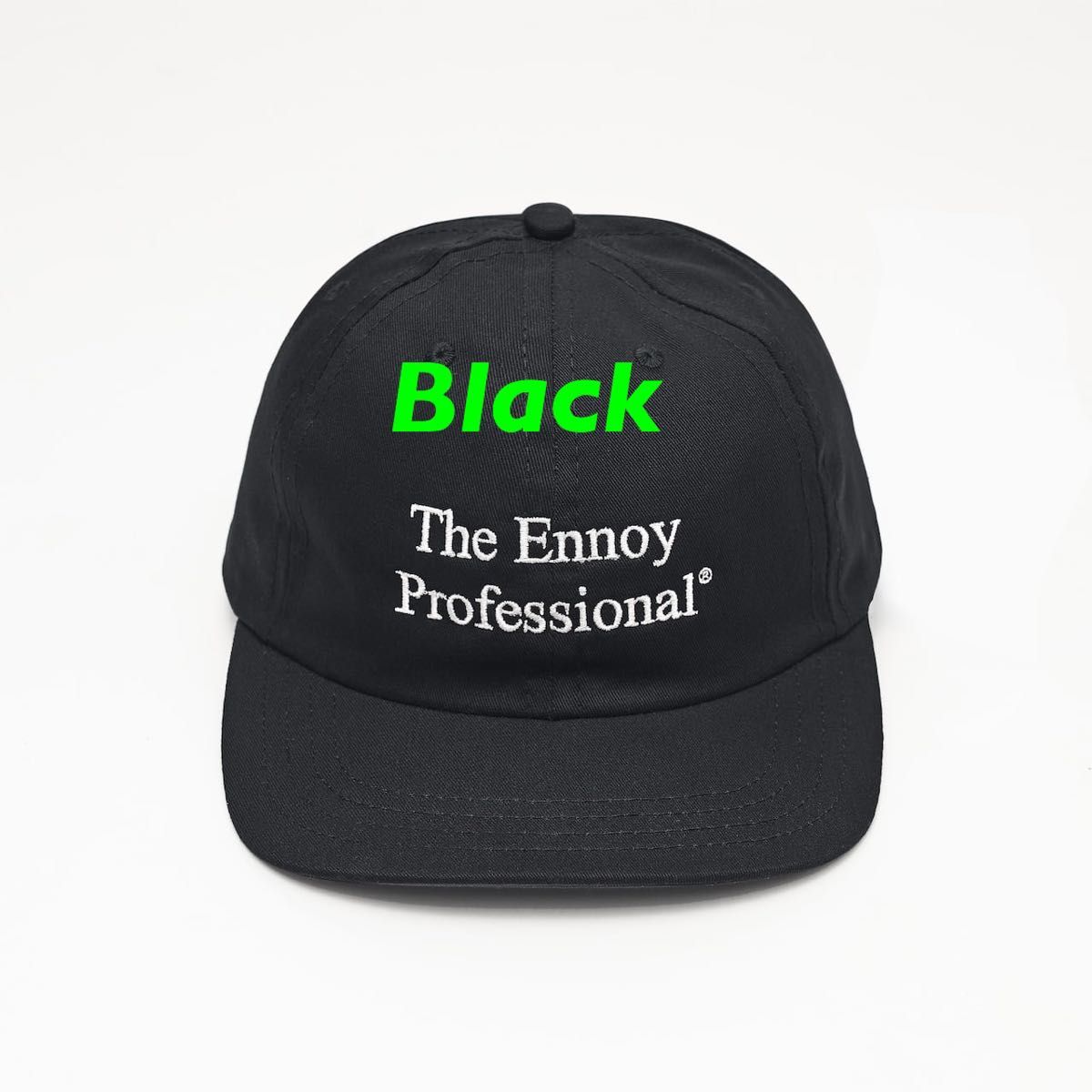 ENNOY PROFESSIONAL COTTON CAP (BLACK)