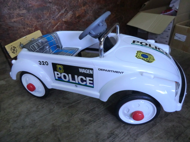 トシマ ワーゲンビートル ポリス仕様 ペダルカー フォルクスワーゲン