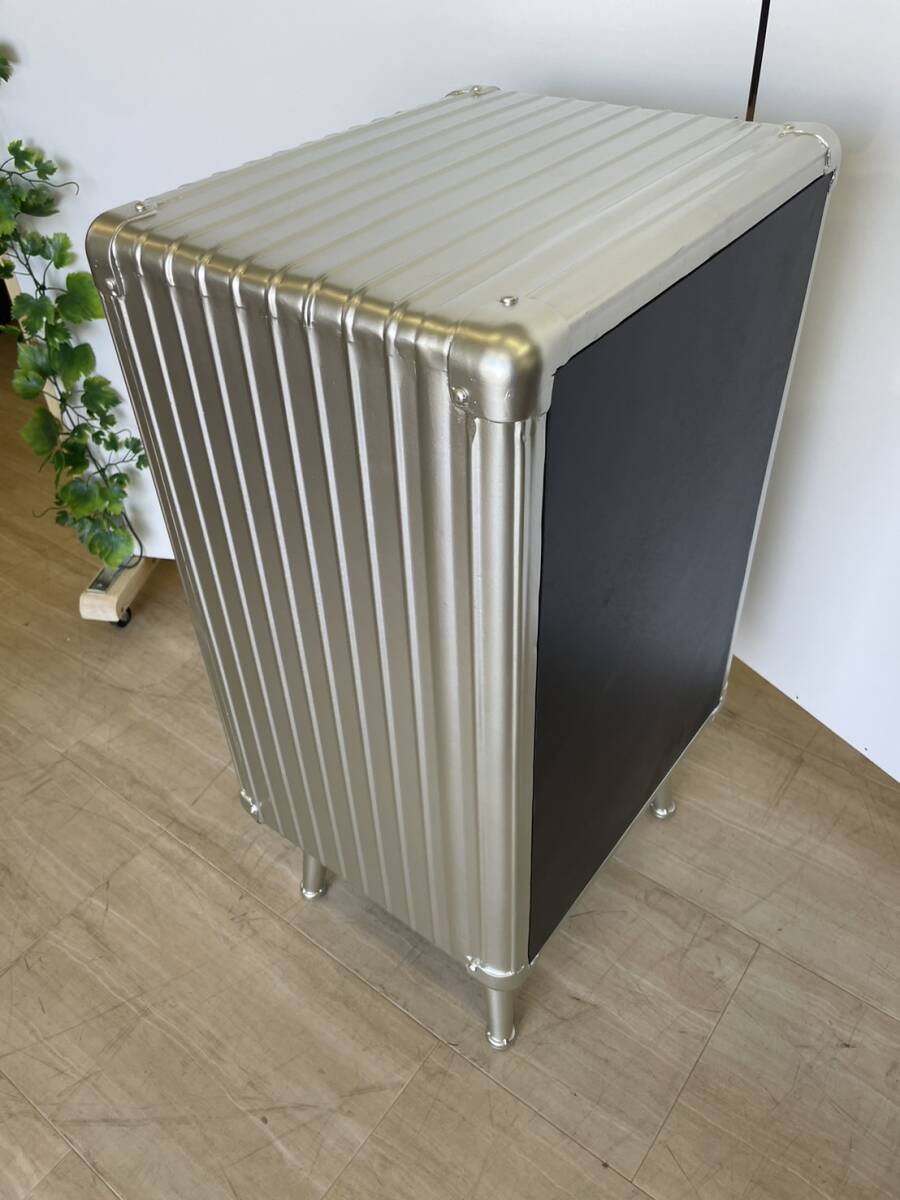 男前インテリア3段チェスト棚インダストリアル収納引出しスチール鉄