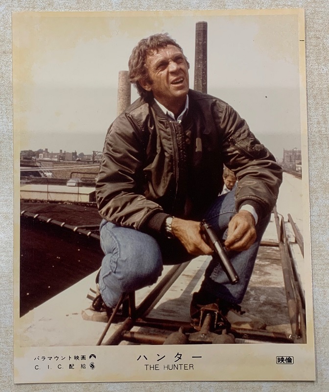 T 映画 スティーブ・マックイーンのハンター オリジナルポスター B2