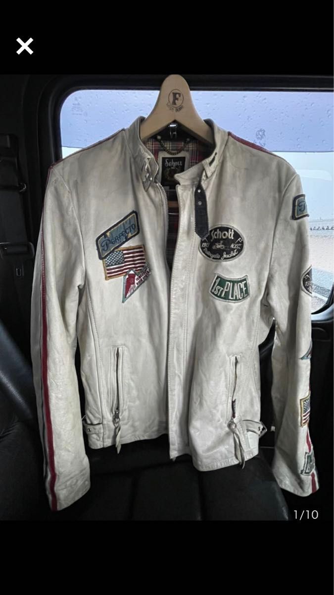 SCHOTT ショット クラシックレーサー L レザージャケット 革ジャン