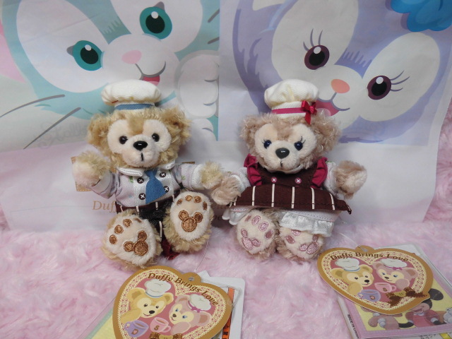 ダッフィー ジェラトーニ シェリーメイ ぬいぐるみバッチ ダッフィー