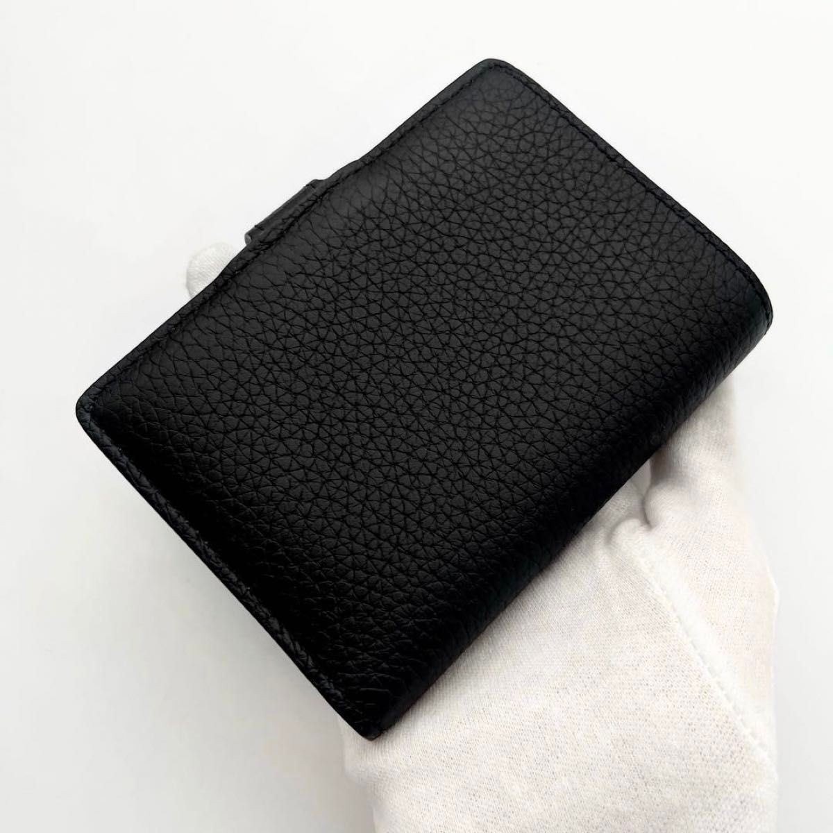 新品級 現行品 ルイヴィトン LV ヴェルティカル ウォレット コンパクト