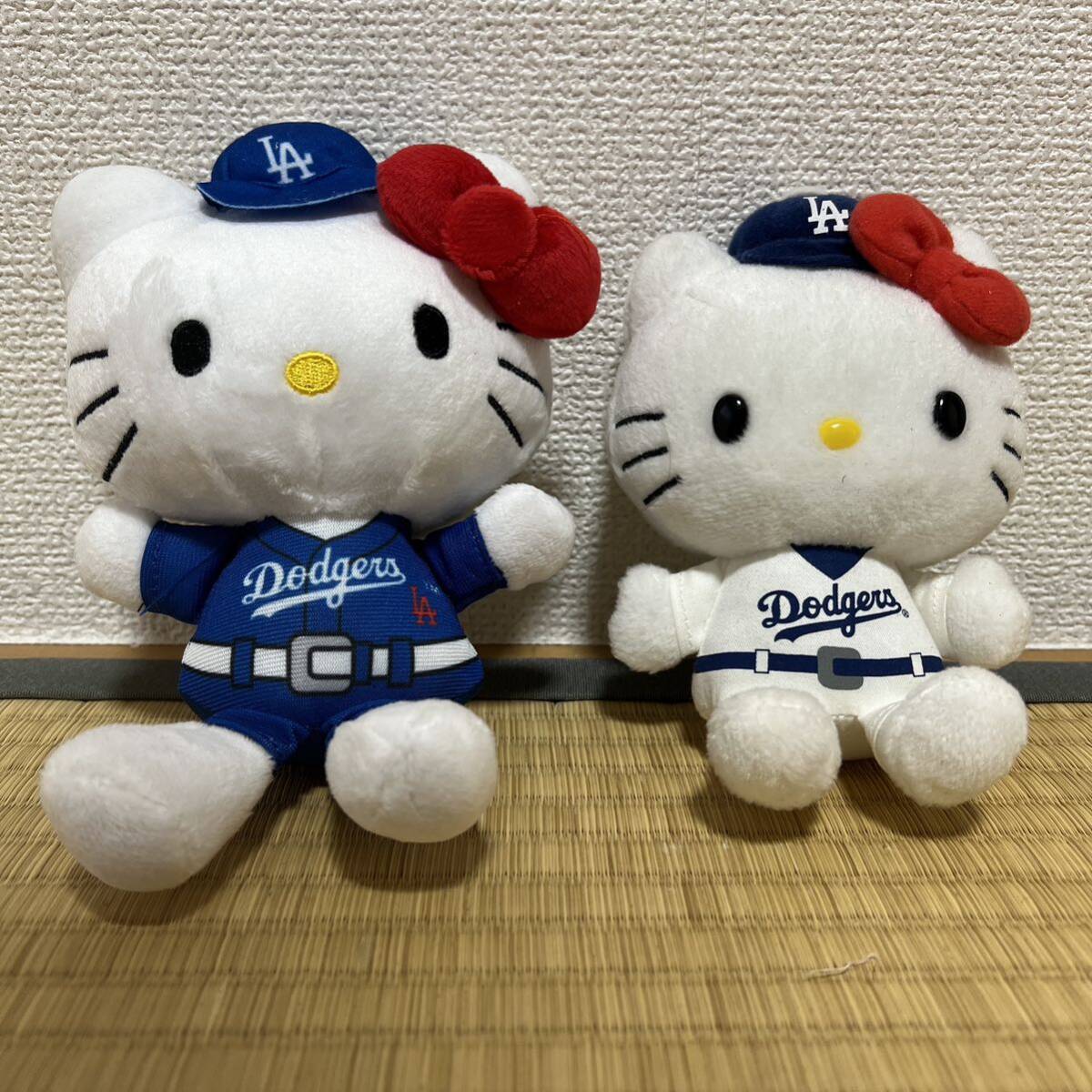 m*い様 ドジャース キティーコラボ ぬいぐるみ 大谷翔平 サンリオ dodge