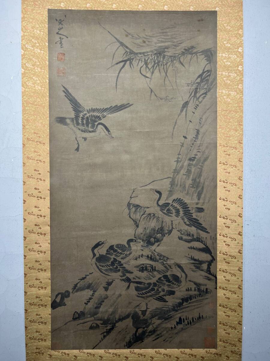 祖父の宝 時代の掛軸 書道図肉筆保証 日本 中国美术品 X1120C16-9 祖父