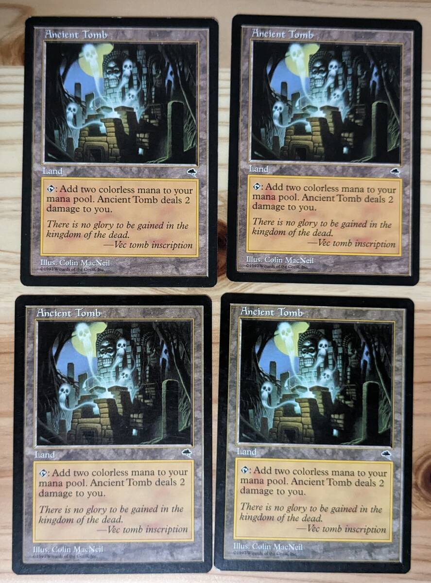 古の墳墓 英語版 4枚 mtg 古の墳墓 英語版 4枚 mtg MTG Ancient Tomb