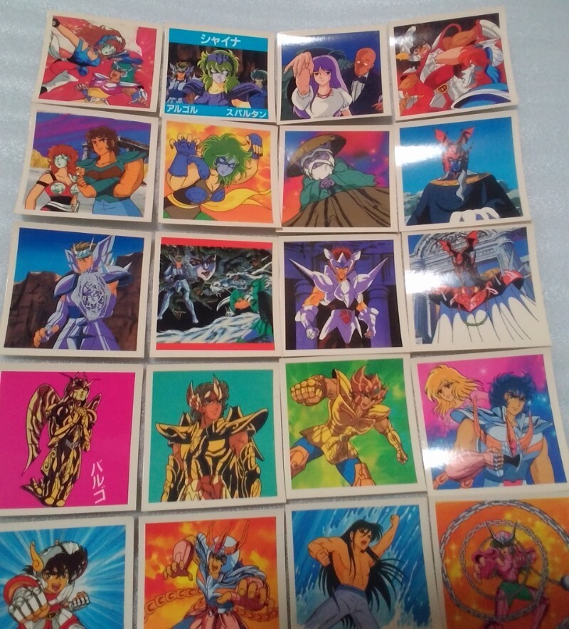 聖闘士星矢シールブックシール付きマイナーシールアマダ昭和レトロ