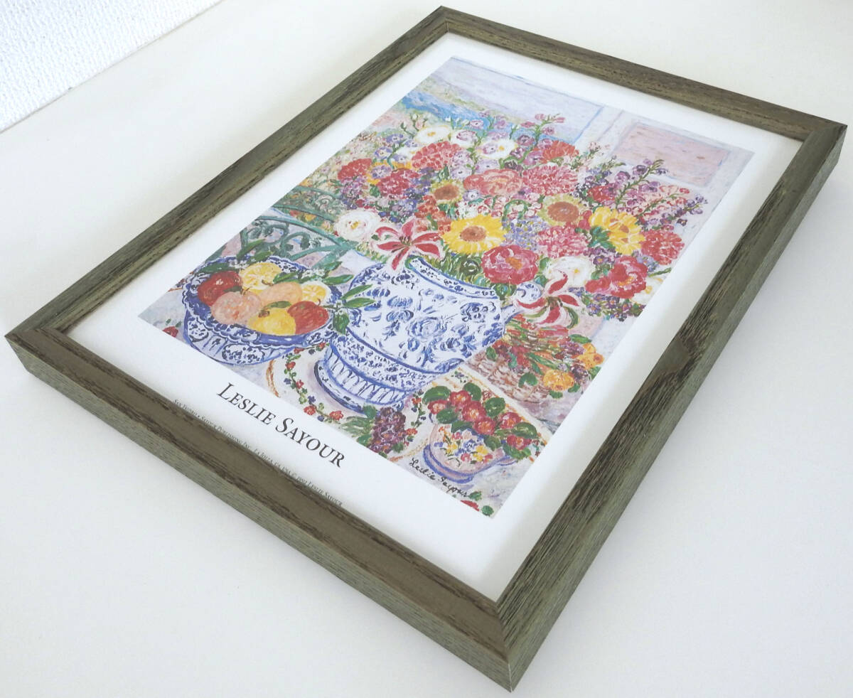 額入りポスター）レスリー・セイヤー『サンシドロ』 静物 【新品未使用