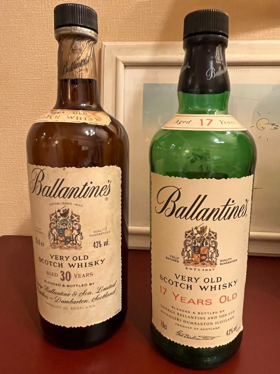 値下げしました バランタイン30年旧ボトル1本バランタイン17年旧