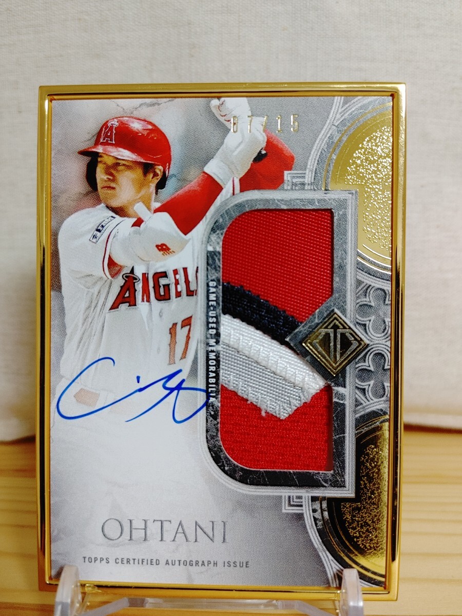 大谷翔平 ドジャース移籍記念 ゴールドサイン入りカード 大谷翔平