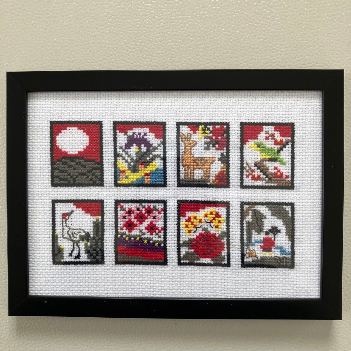 クロスステッチ刺繍完成品 アメリカHAED社クロスステッチ刺繍25C完成品