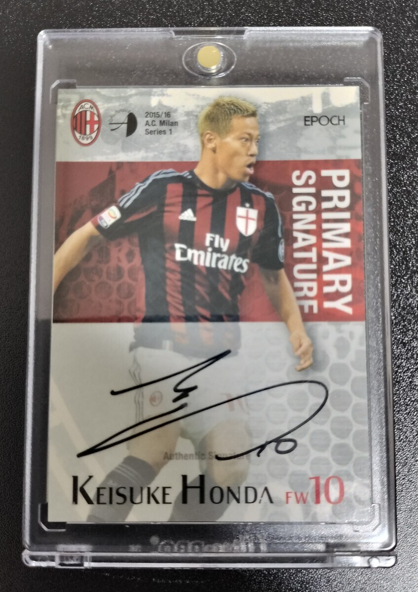 サッカー12-13日本代表SE本田圭佑選手直筆サインカード6/50