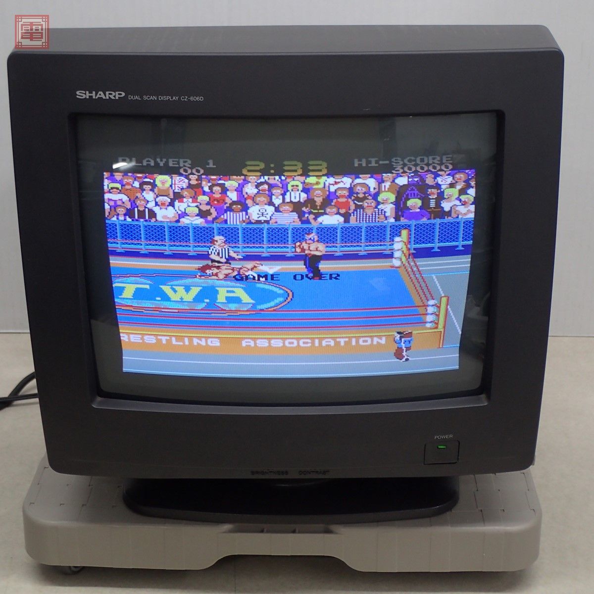 Yahoo!オークション - X68000等 SHARP モニター CZ-606D-TN チタンブラ