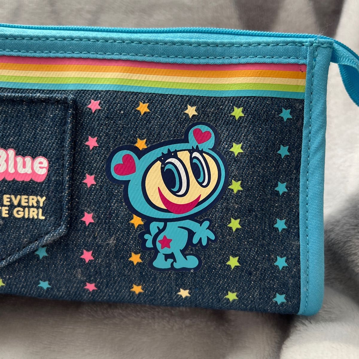 SALE！ エンジェルブルー 平成レトロ ペンケース 平成女児 デニム