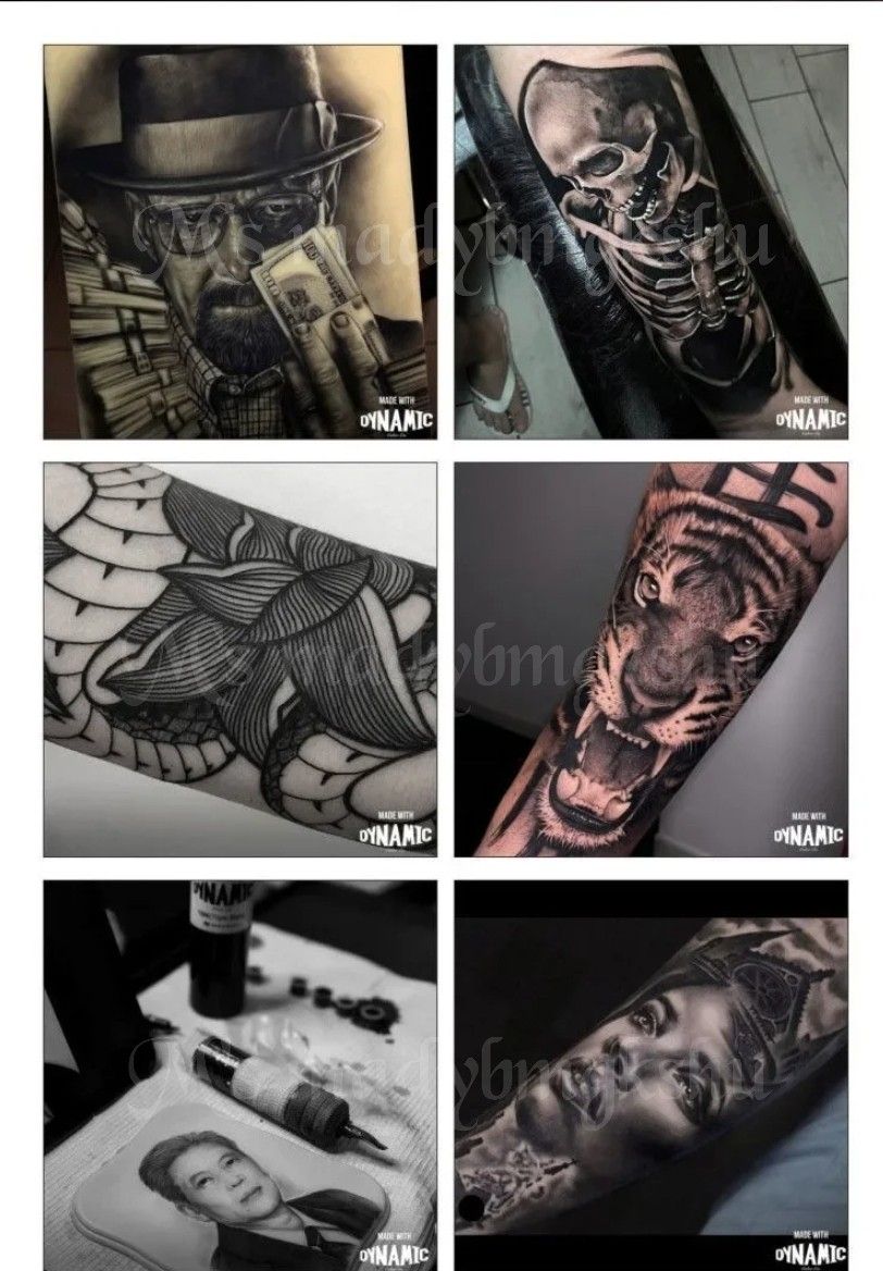 タトゥー USA ダイナミック Triple Black (TBK) タトゥーインク