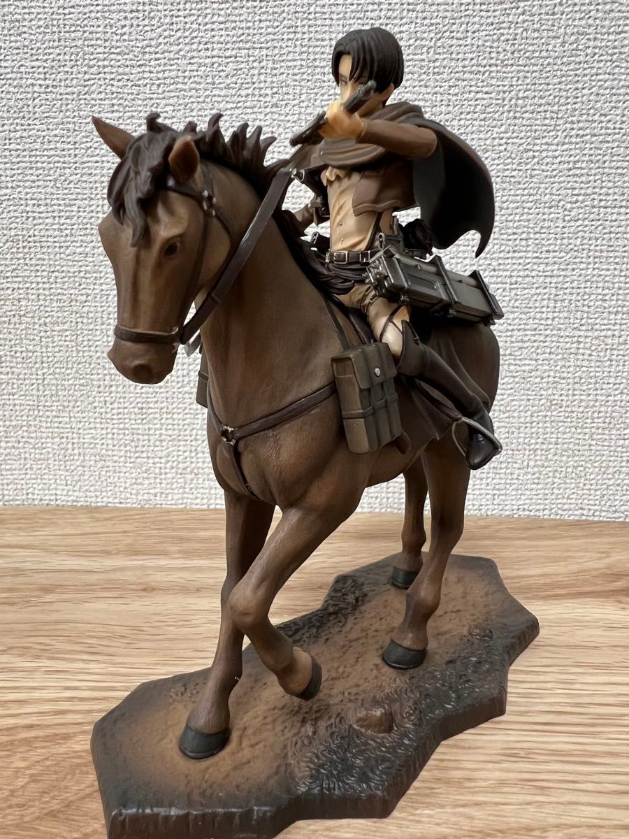 進撃の巨人ラストワン賞リヴァイA賞エレン騎馬フィギュア 進撃の巨人