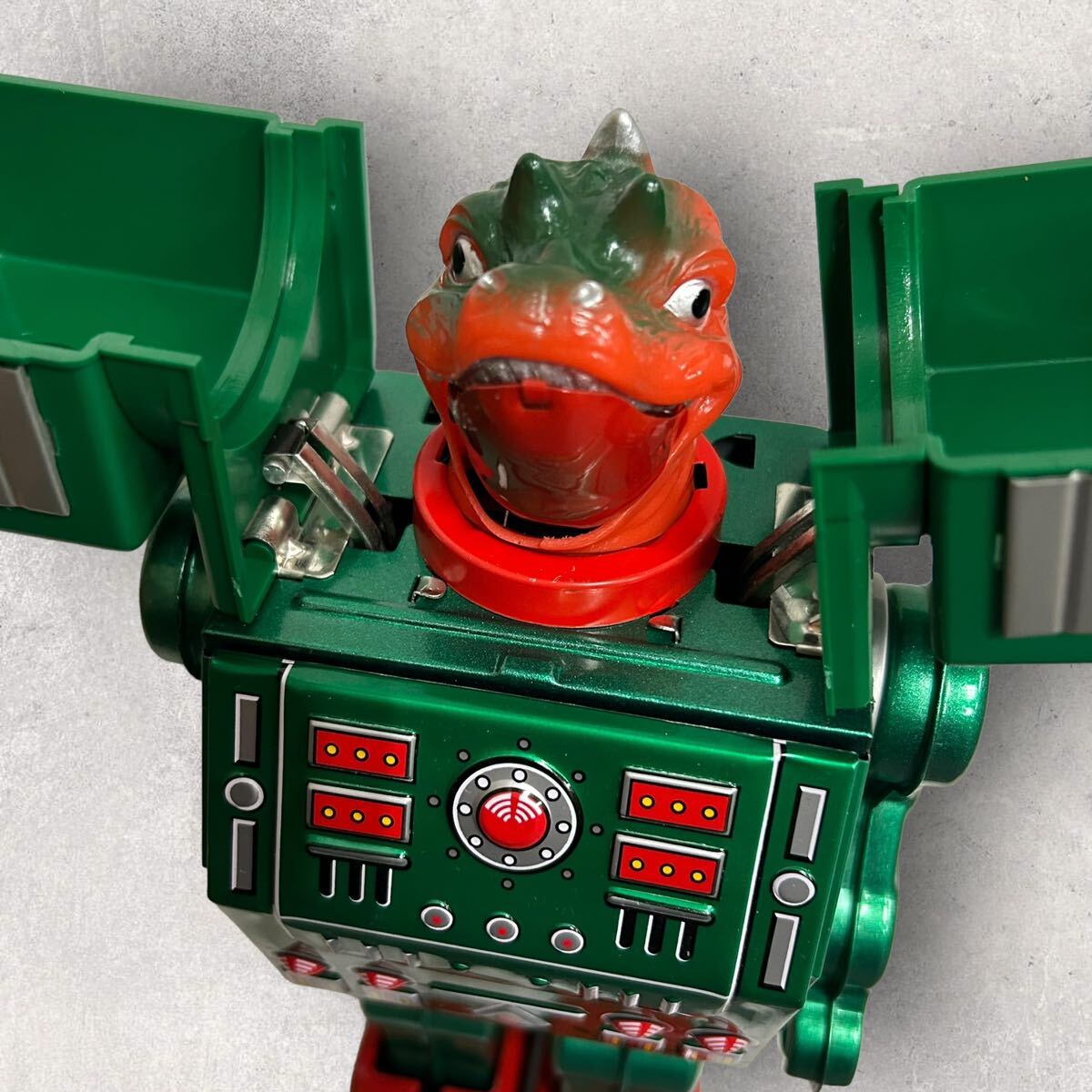 Yahoo!オークション - 怪獣ロボット メタルハウス ブリキ おもちゃ 復