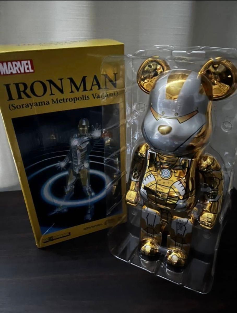 BE@RBRICK IRONMAN 400％ bearbrick ベアブリック マーベル アイアン