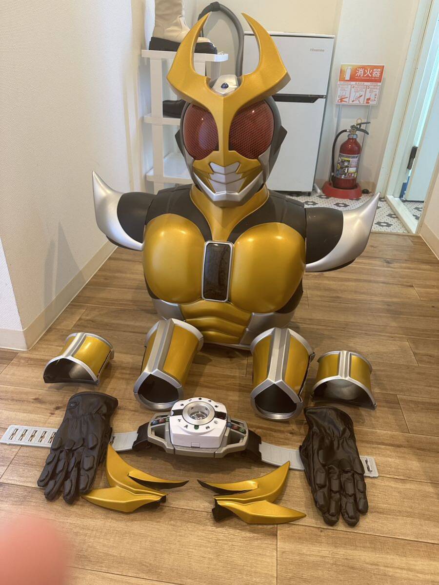 仮面ライダーアギト1/1マスクコスプレアトラク分解可能発光機能付き