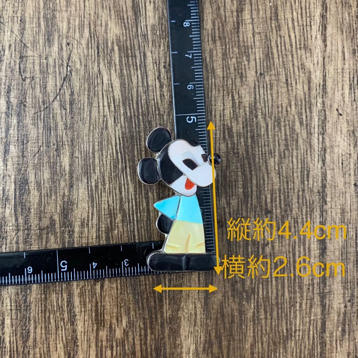 希少 Zuni ズニ族 ミッキーマウス Mickey インディアンジュエリー