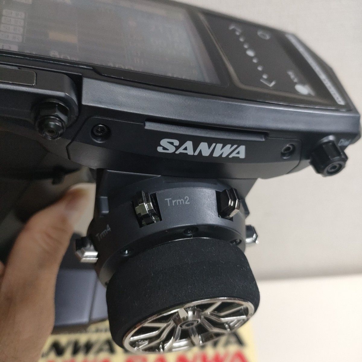 使用少】サンワM17プロポ 受信機3個 プロポバック付きセット純正リポ