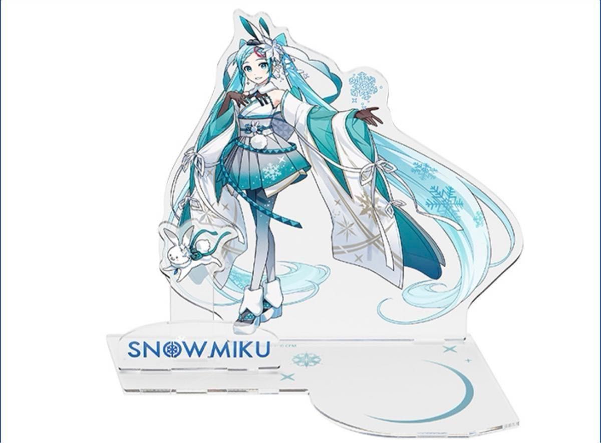限定品】雪ミク 江戸切子 グラス 花浅葱色 初音ミク 世界で390個限定