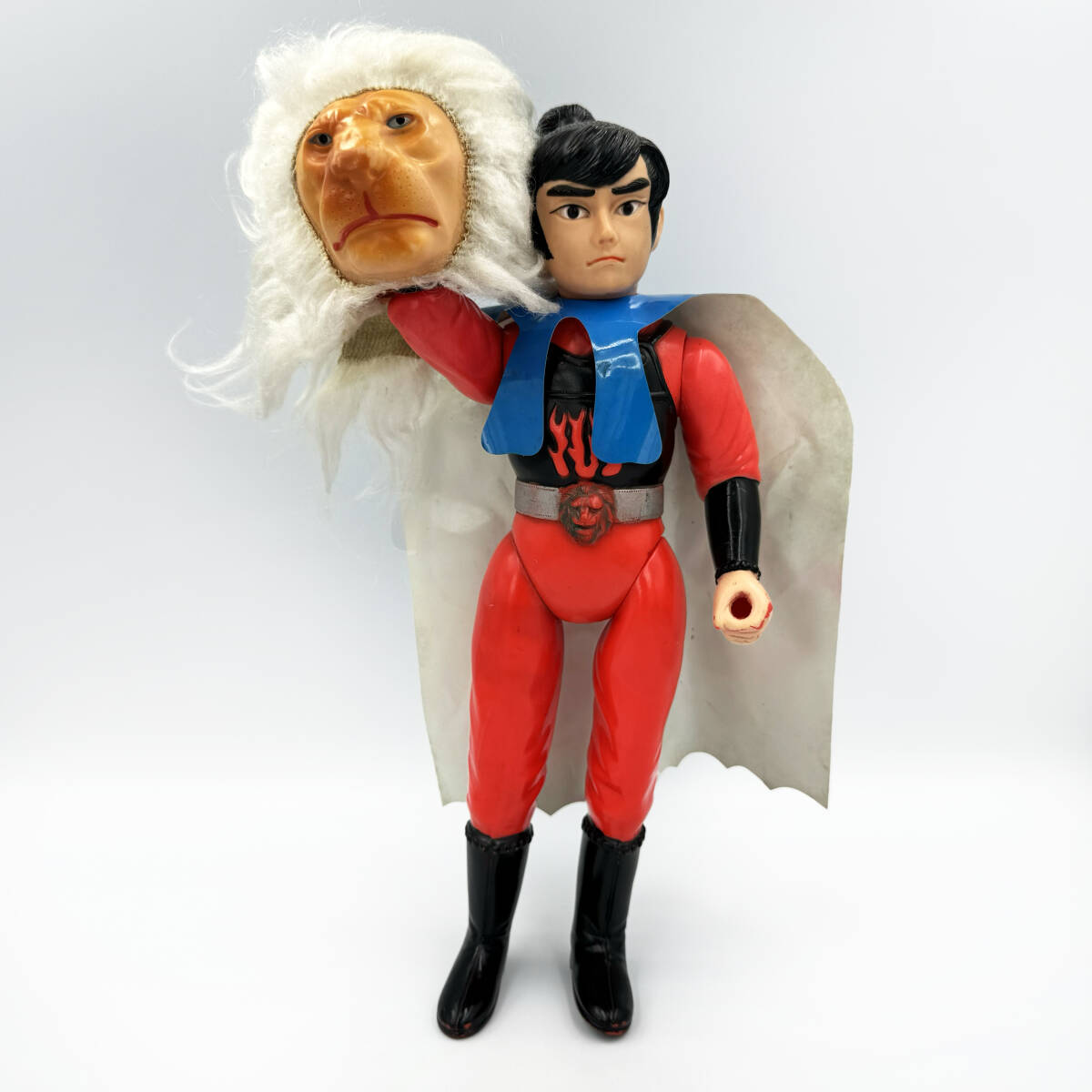 Yahoo!オークション - 当時物 ブルマァク ライオン丸 面取れ ソフビ（