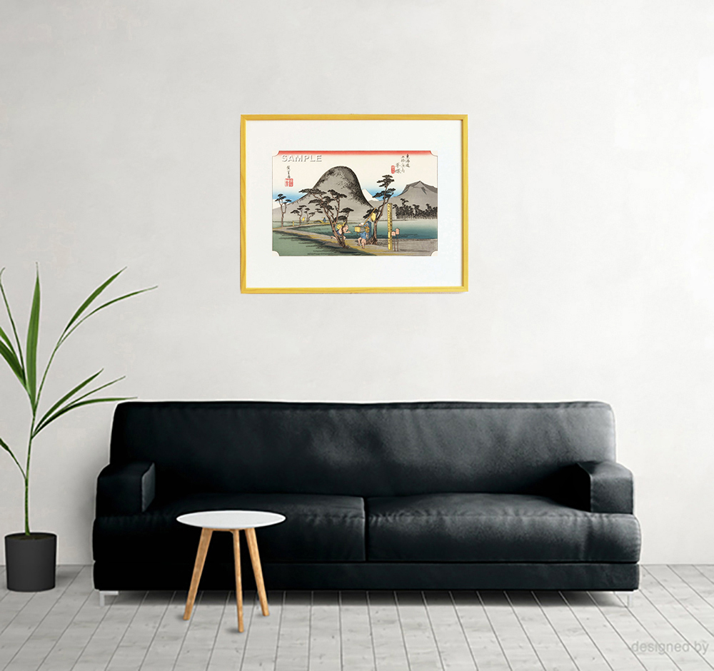 ☆希少☆レア☆ 大錦東海道五十三次 手摺木版画 廣重画 伝統芸術