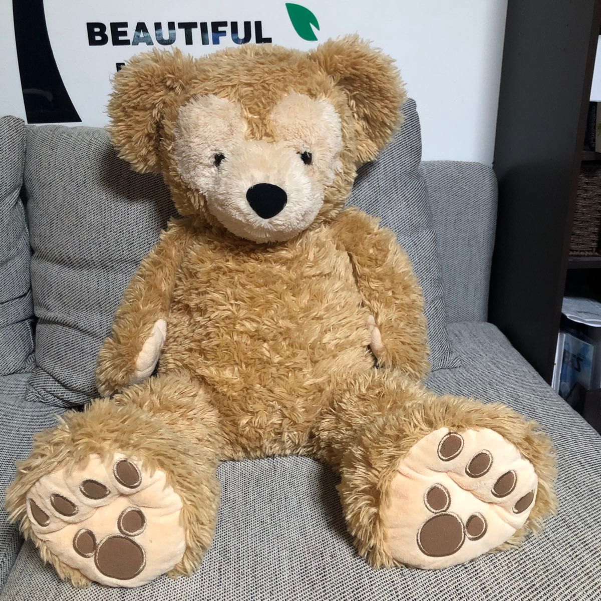 レア東京ディズニーダッフィー 旧LLサイズタグ付きビッグサイズ