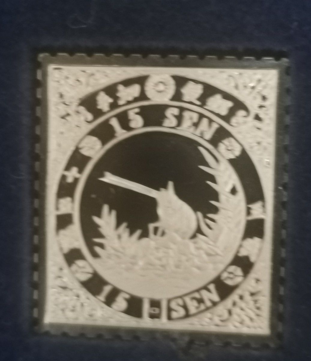 フランクリンミント社製 日本で最も価値ある切手銀製メダル 10枚セット