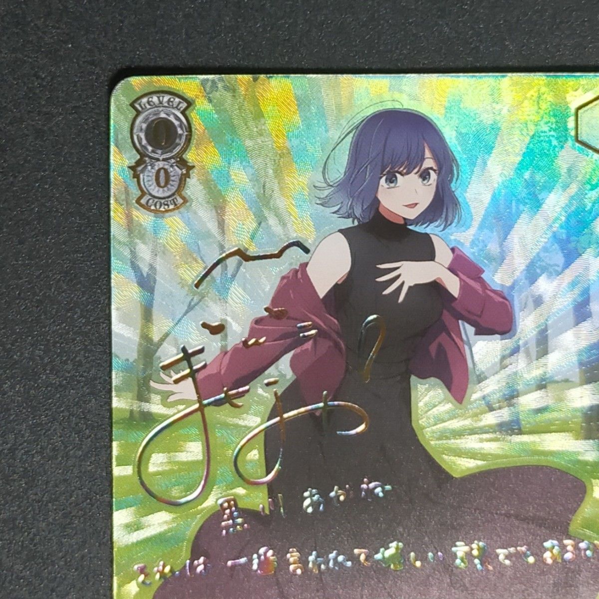 ws ヴァイスシュヴァルツ 演技に込める思い 黒川あかね SSP サイン ws