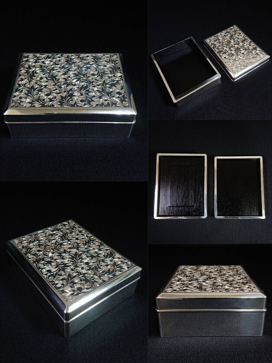 銀製品煙草入れ セット 美術工芸品 銀製品 アンティーク 銀製品煙草