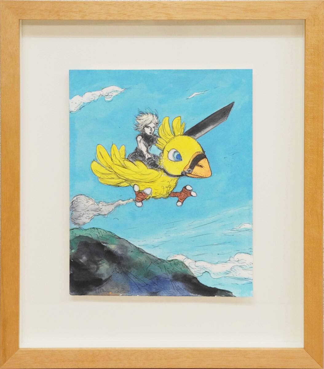 Yahoo!オークション - 天野喜孝「オーダーオリジナル チョコボとクラウ