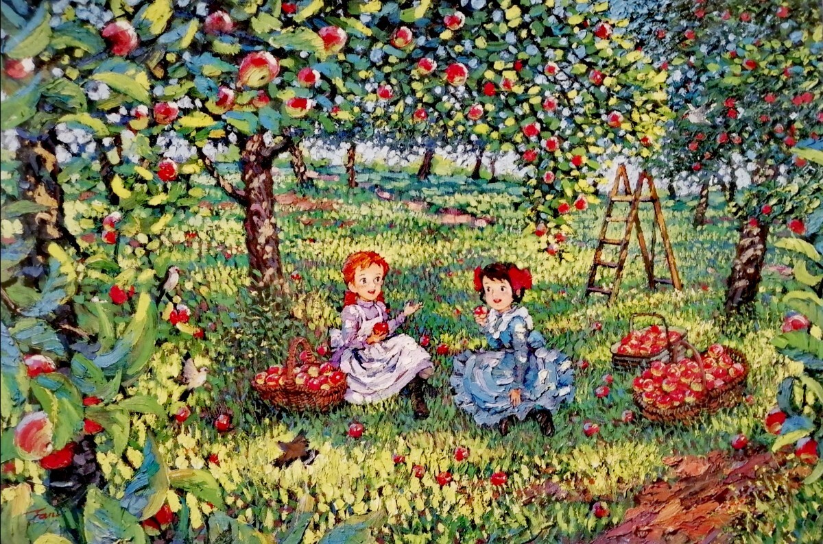 ジグソーパズル赤毛のアン果樹園1000ピ-ス 新品＆レア】ジグソーパズル