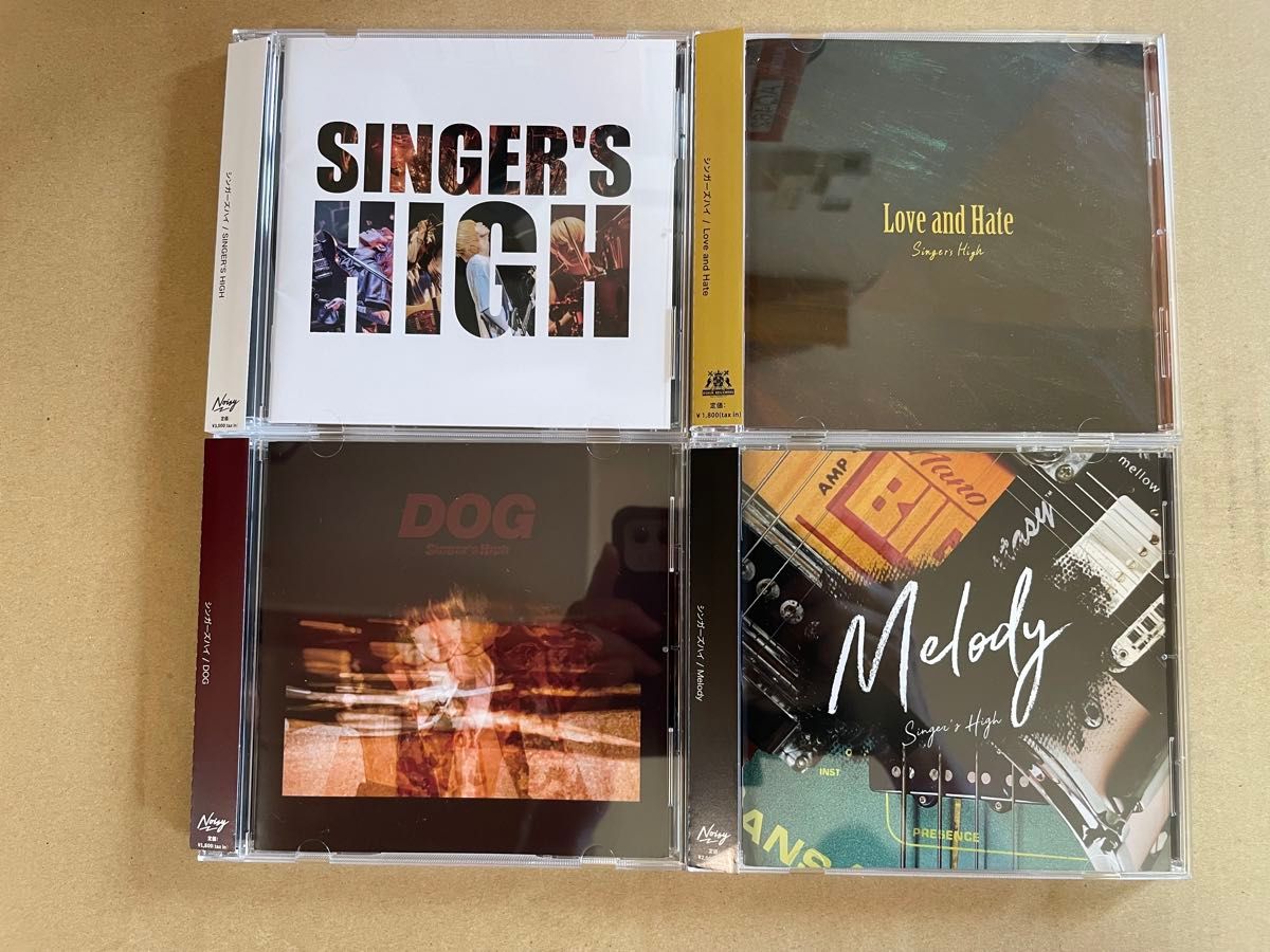 シンガーズハイ Singer's High 直筆サイン入りポスター CD1st Full