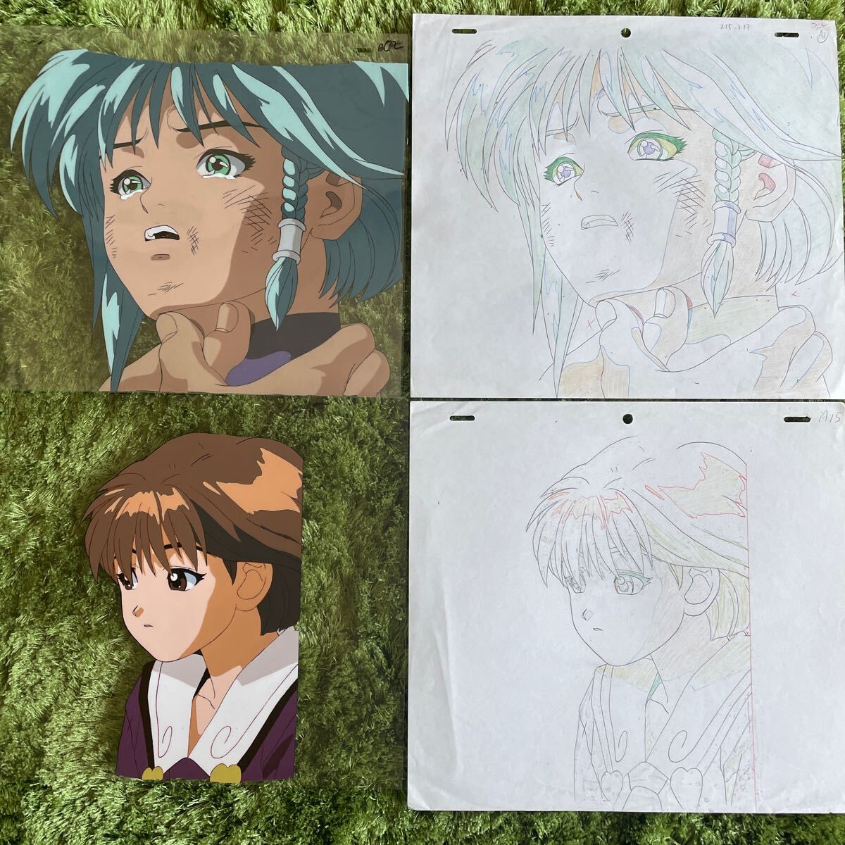 Yahoo!オークション - DNA2 セル画 + 原画 ヒロイン2人分のセル画+原画