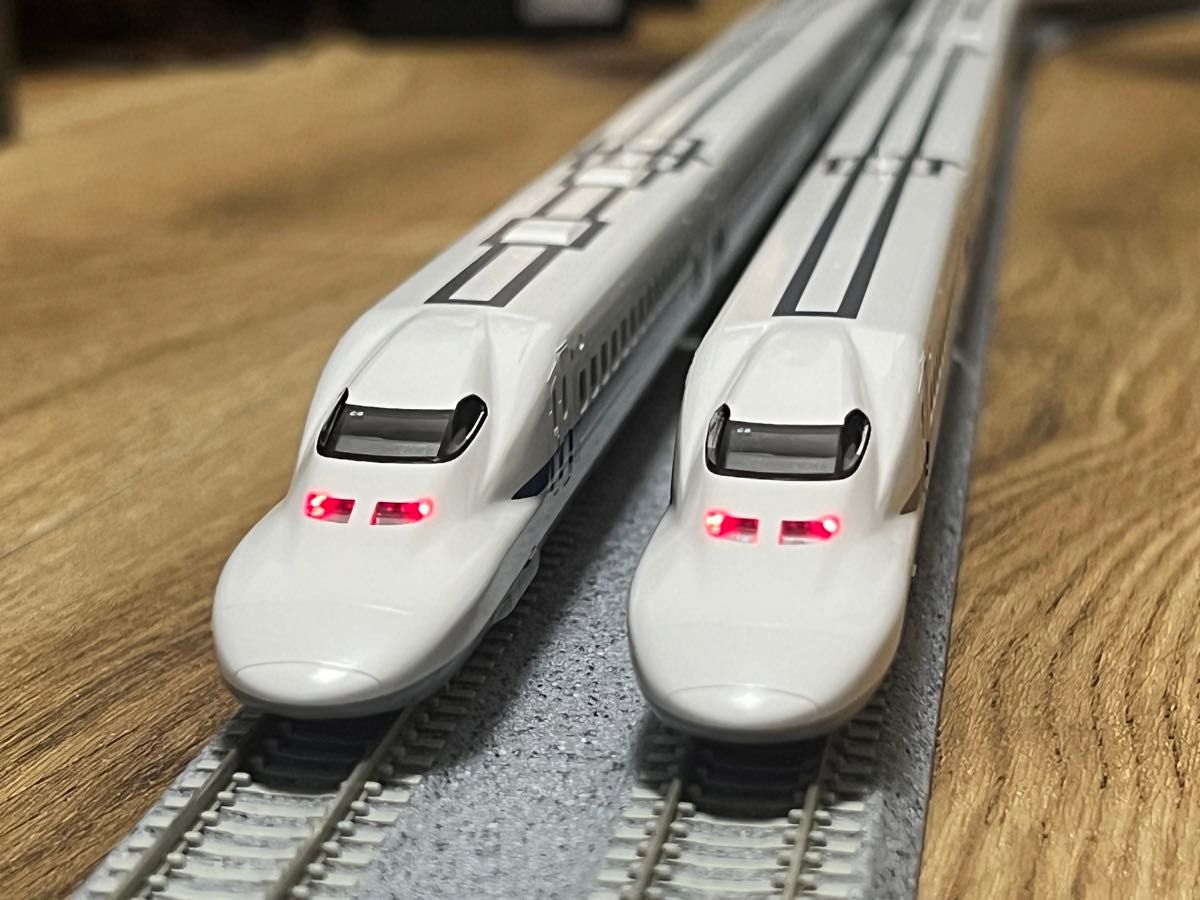 軽加工品】KATO N700A 東海道新幹線 16両フルセット 自作室内灯付き 軽