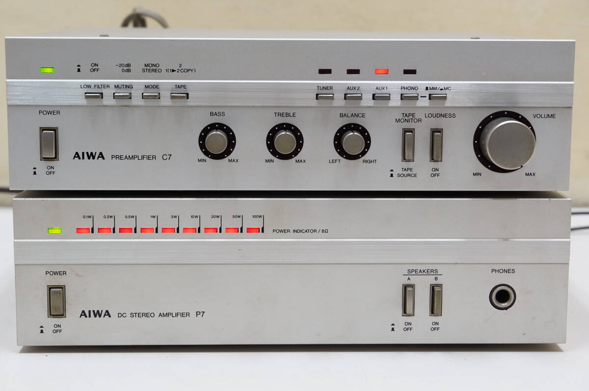 アンプ AIWA Preamprifier S-C7 Specifications of AIWA S-C7 Aiwa