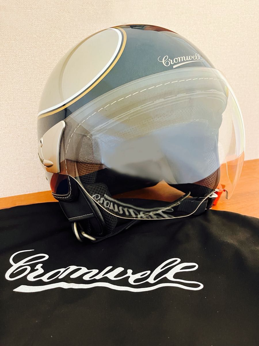 Cromwell クロムウェル ヘルメット バイク用 グリーン Lサイズ