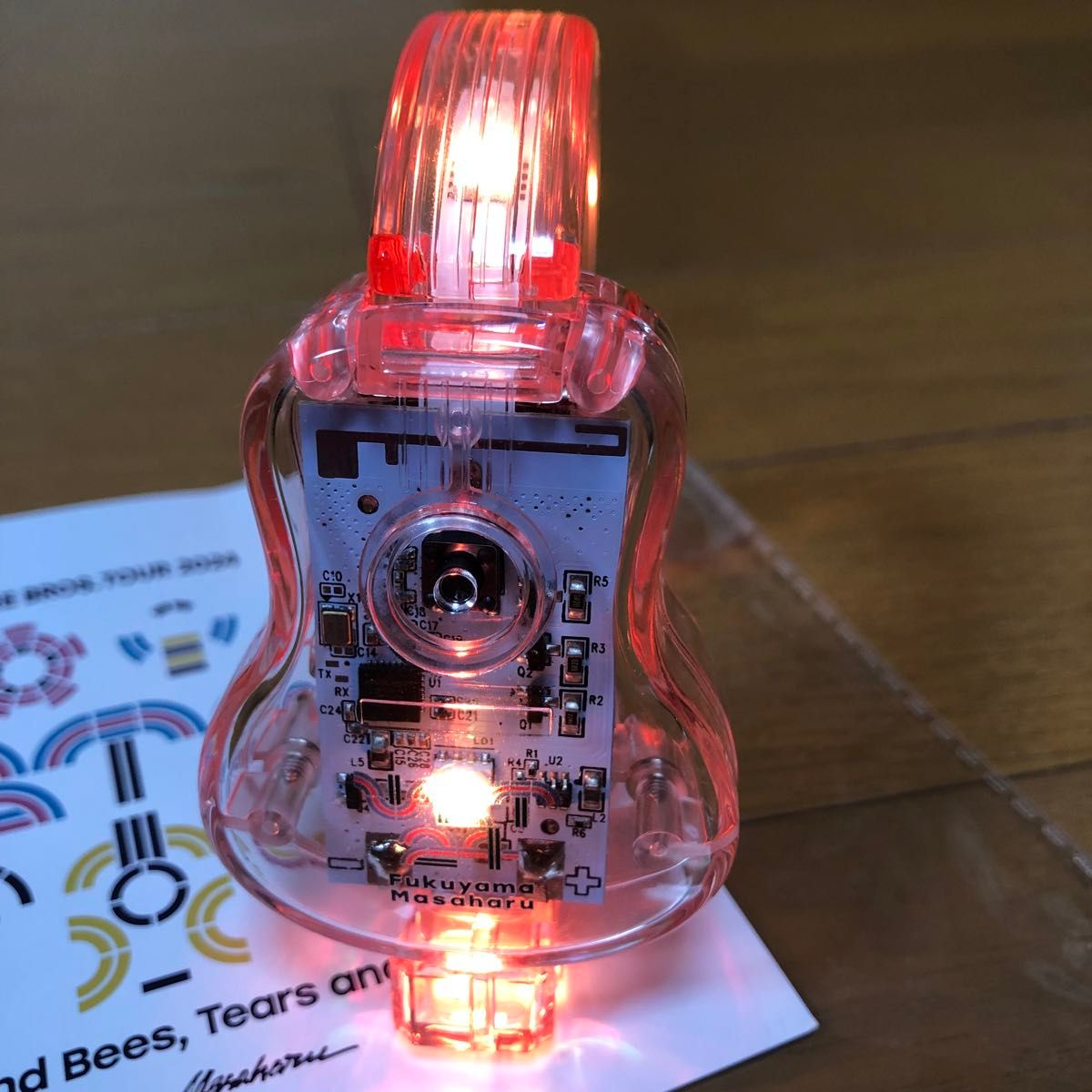 福山雅治 ライブグッズ シンクロライトバングル クリアピンク｜Yahoo