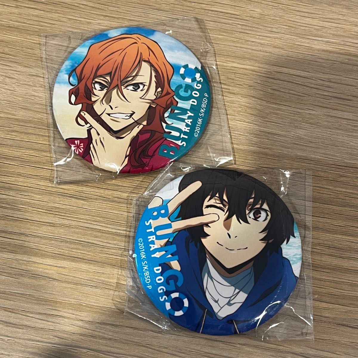 太宰 太宰治 缶バッジ 文豪ストレイドッグス 中也 中原中也 Amazon.co