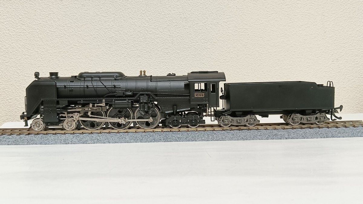 HOゲージ、 カツミ C62蒸気機関車、 モーター交換、メンテナンス済 HO