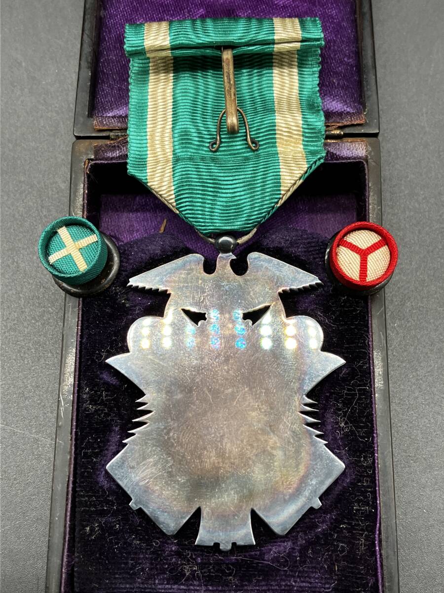大日本帝国 旧日本軍記章 明治期 功七級金鵄勲章 共箱