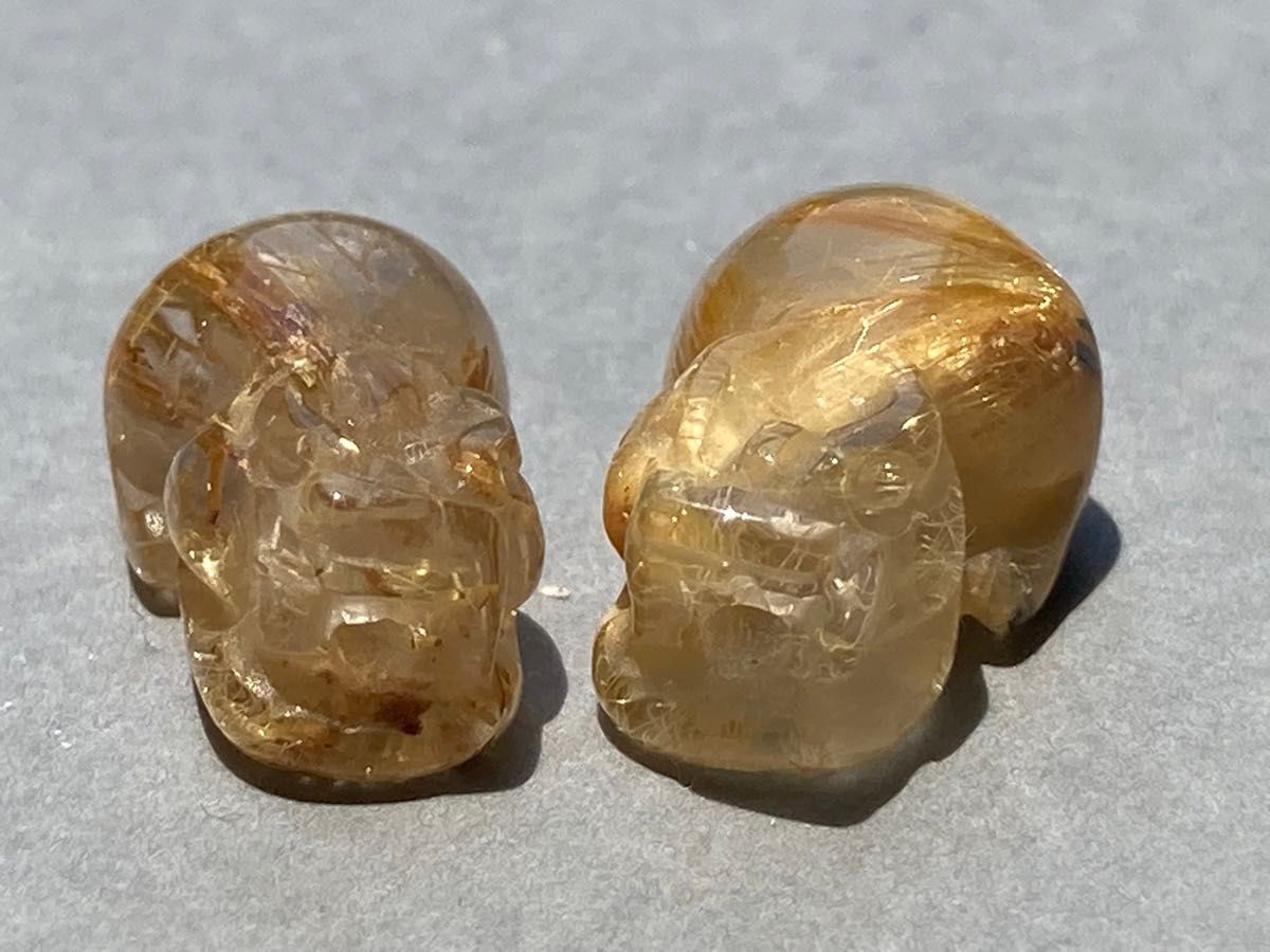 0623124 天然ルチルクォーツ貔貅ストラップ20.5*33.2ミリ